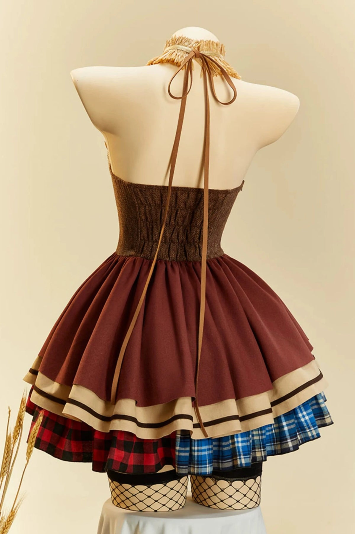 Wheatfield Guardian Scarecrow Halloween Cosplay Dress