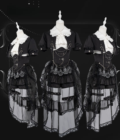 Lolita British Aesthetic Ouji Separate Outfit LO1006