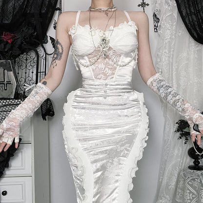 Lolita Pearl fishtail long dress LG1012