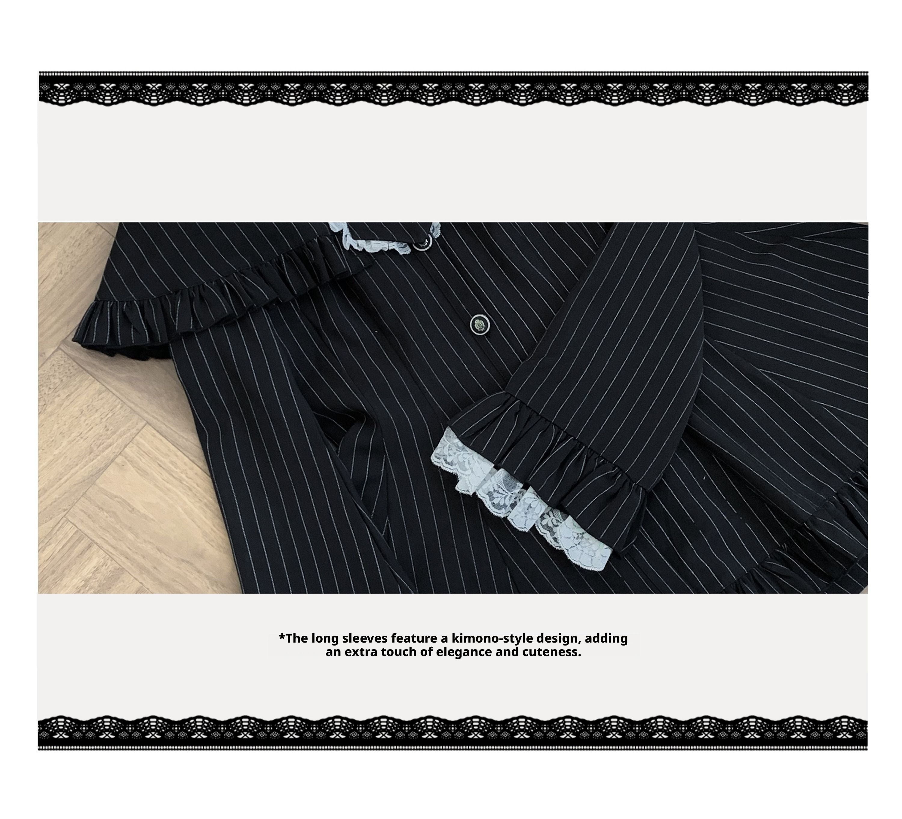 [Limited Edition: June 17] Night View Forest Striped Princess Jirai Kei Set