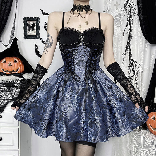 Lolita Gothic Little Devil Jacquard Set LG1013