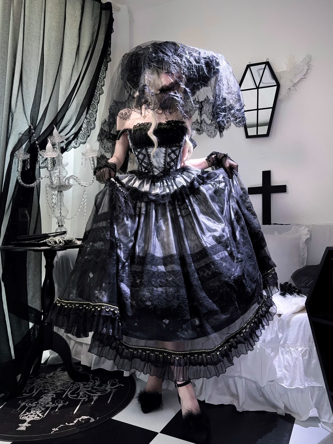 Lolita Gothic Dress Set LG1019