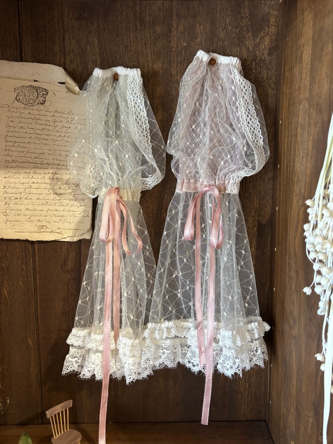 Castle Bunny Lolita Vintage Doll‑Like Two‑Piece Pink Set