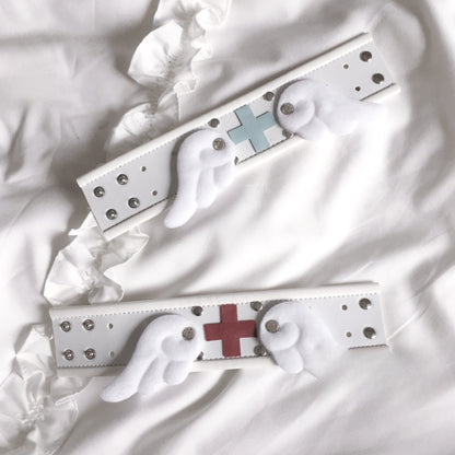 Y2K Kawaii Medical-Style Wing Bracelet LE6010