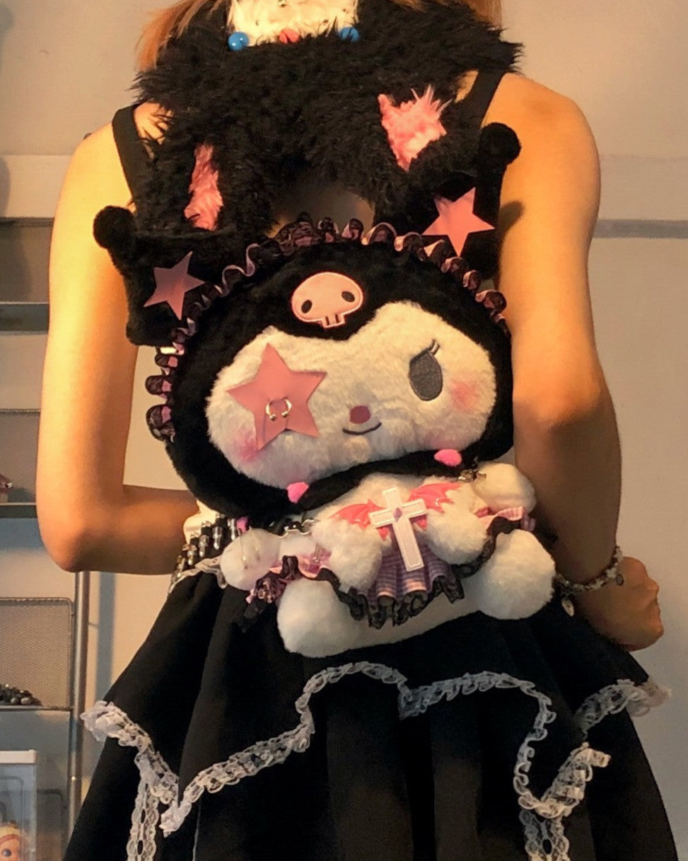 Y2K Sweet Cool Kuromi Backpack LE1008