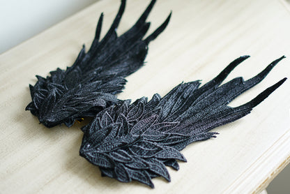 Lolita Gothic Sweet Feather Wing Hair Clip LA1006