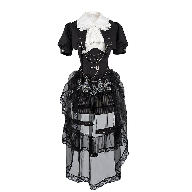 Lolita British Aesthetic Ouji Separate Outfit LO1006