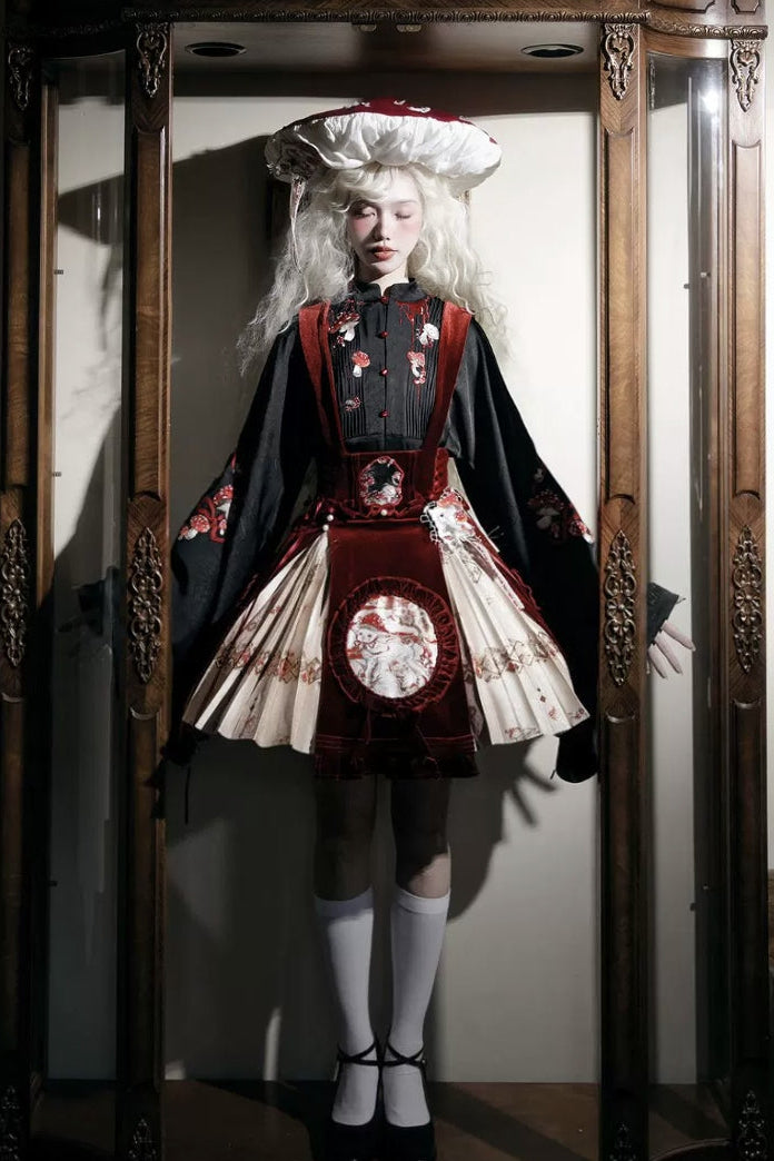 Sheep Poison Mushroom Gothic Coat & JSK Set