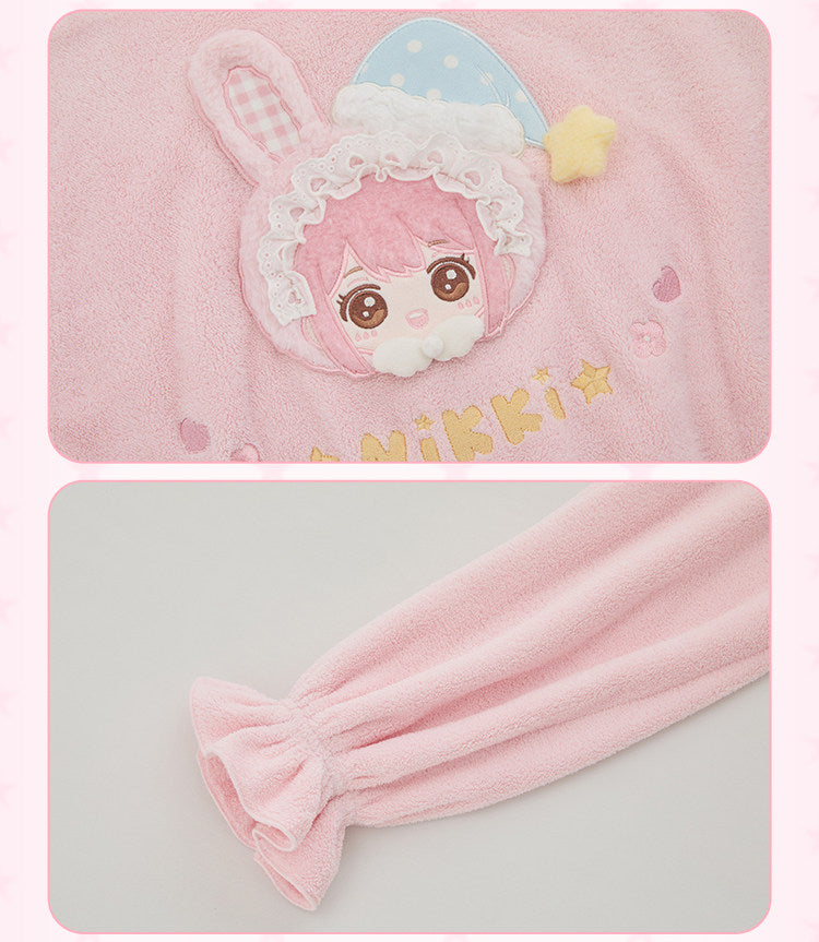 Sweet Wish Good Night Sweet Dreams Lolita Loungewear Top & Pants Set