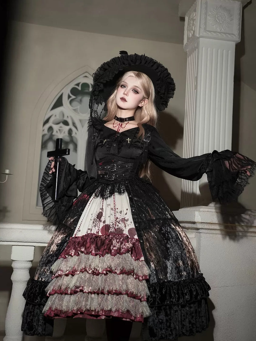 Heretic Nun Gothic Lolita Short JSK Set