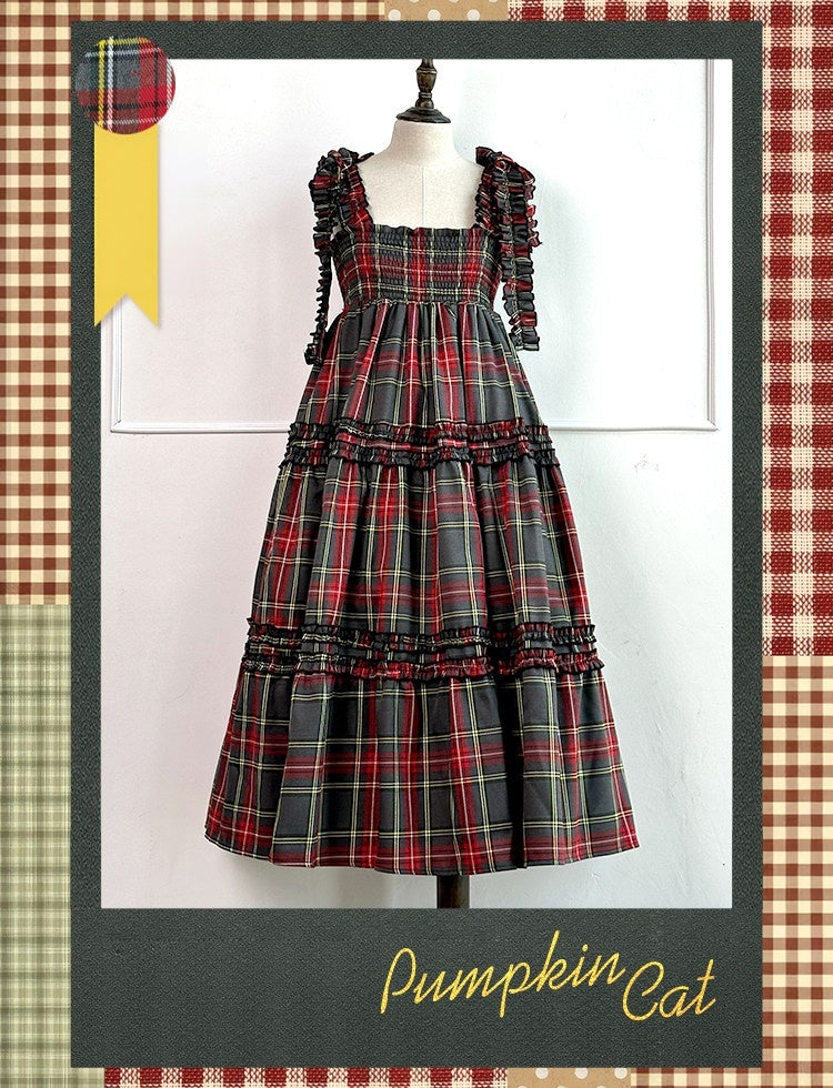 Honor Student Series Check Revolution Plaid Lolita JSK Dress