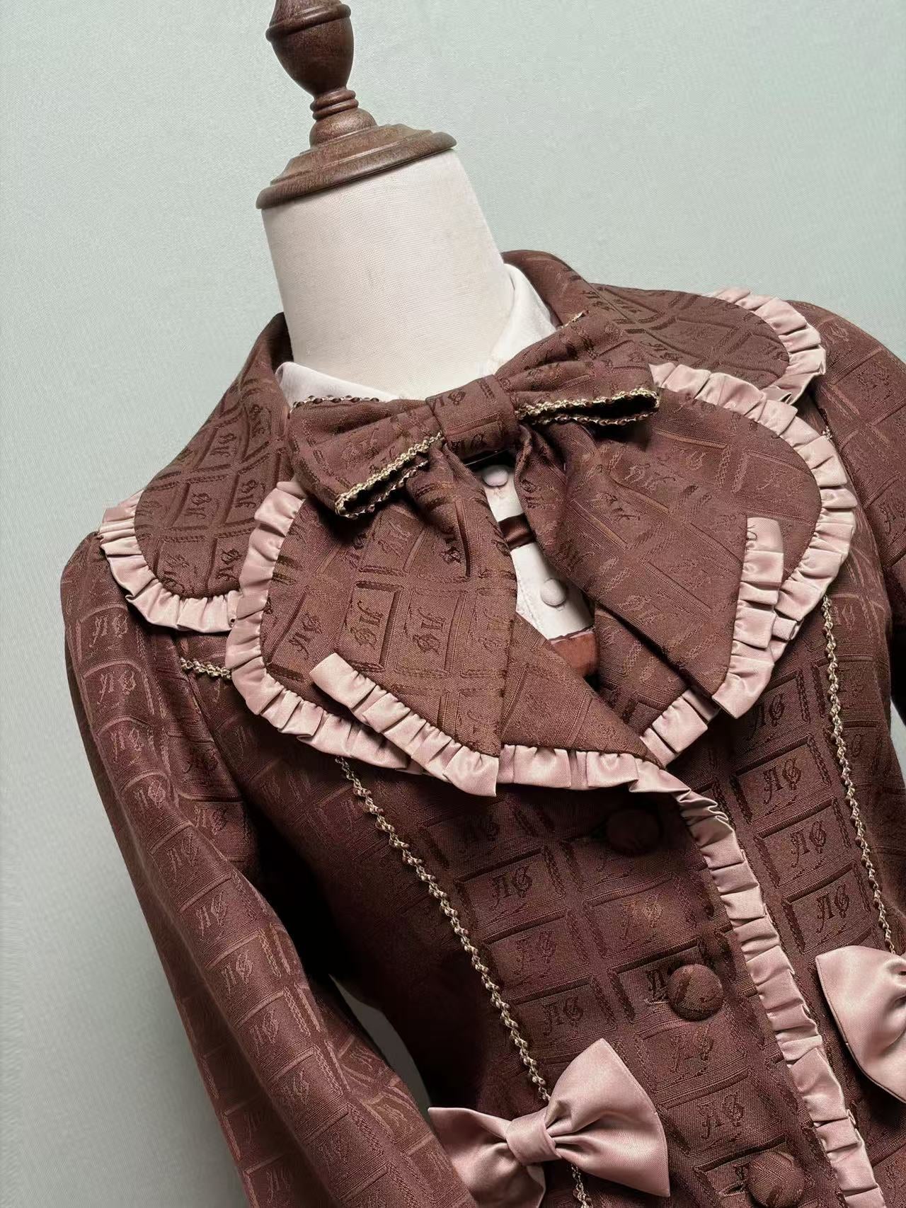 [Limited Edition: June 5] Bear Cocoa JSK Lolita Brown Dress