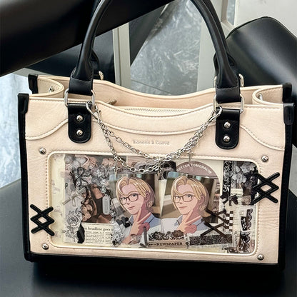 Japanese Style PU Leather Ita Bag