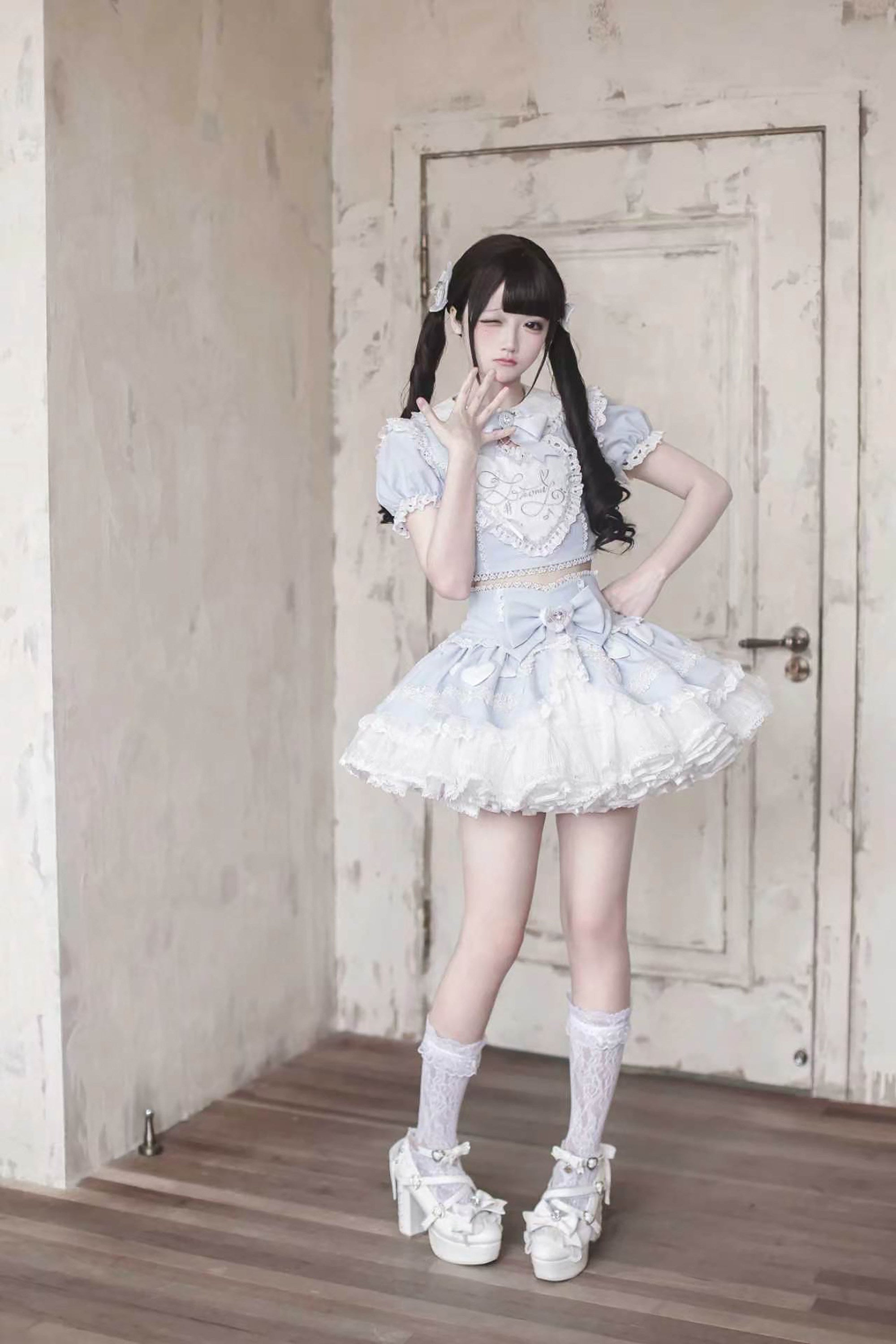 [Limited Edition: June 17] Ryousangata  Love Confession Idol Costume Kawaii Dress