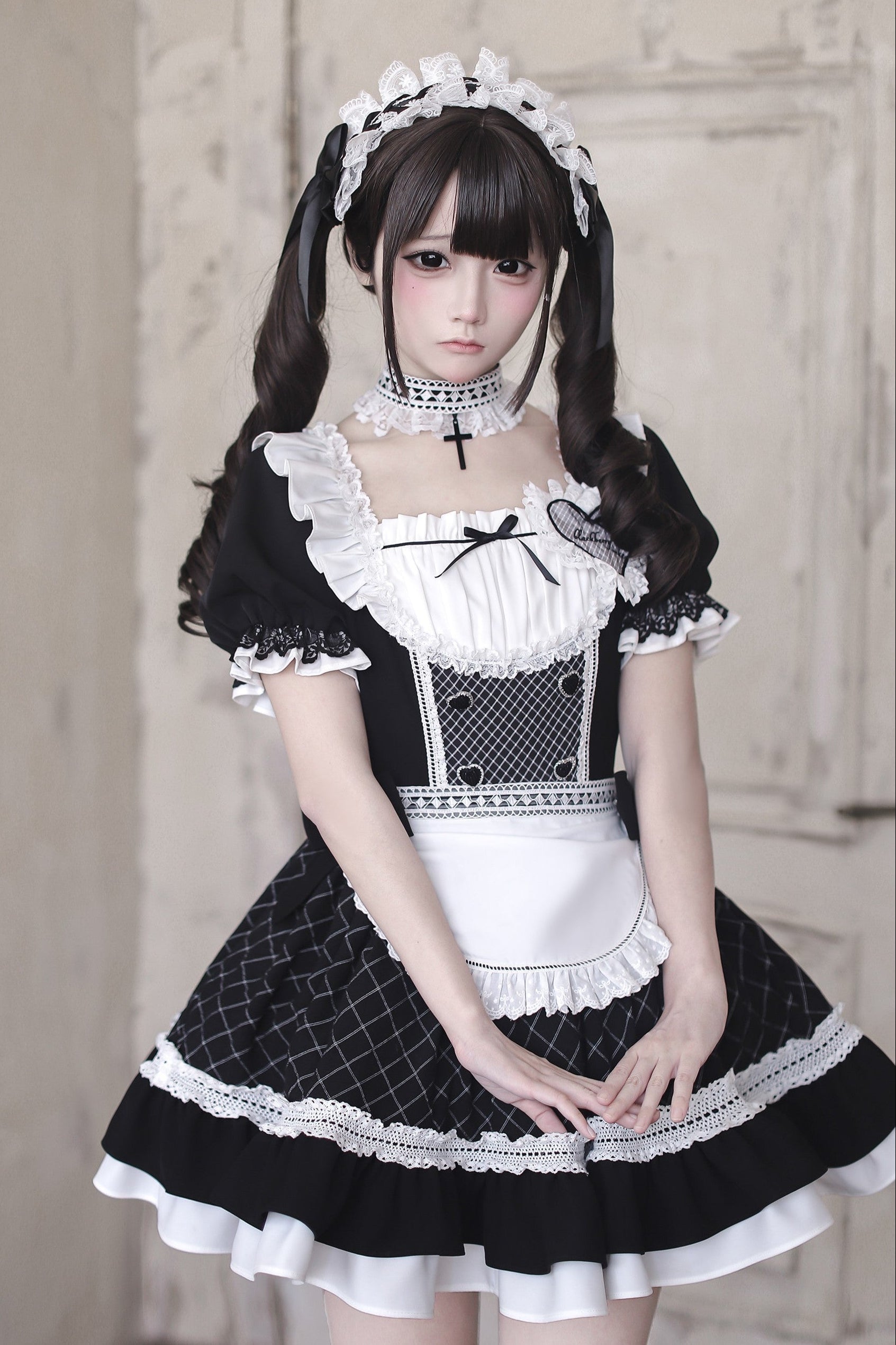 [Limited Edition: June 17] Jirai-kei Maid Style Lace Dress