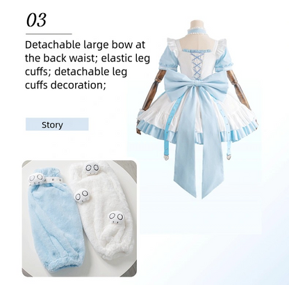 Lolita Y2K Infirmary Aesthetic Aqua OP Full Set LS1015
