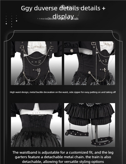 Lolita British Aesthetic Ouji Separate Outfit LO1006