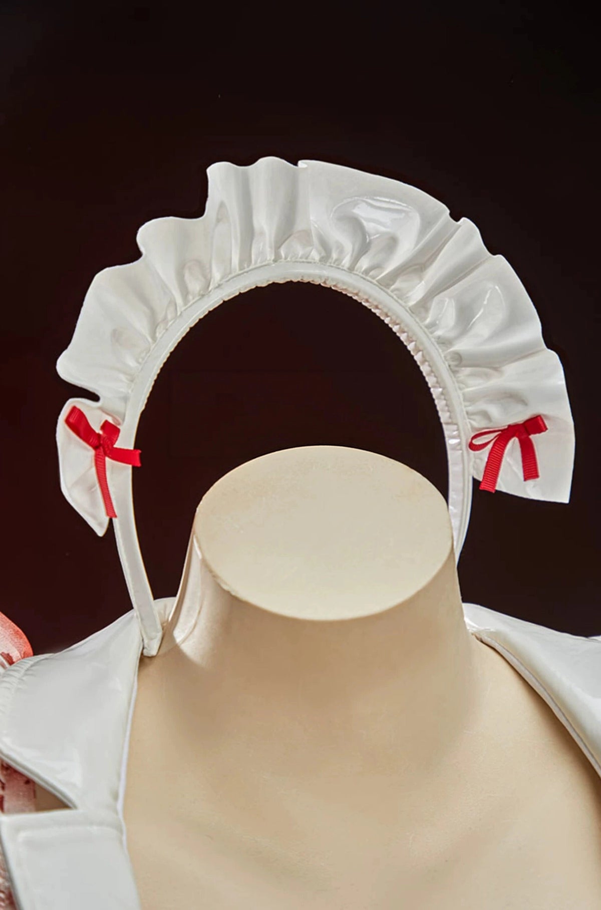 Bloody Nurse Series White PU Leather Nurse Cosplay Costume