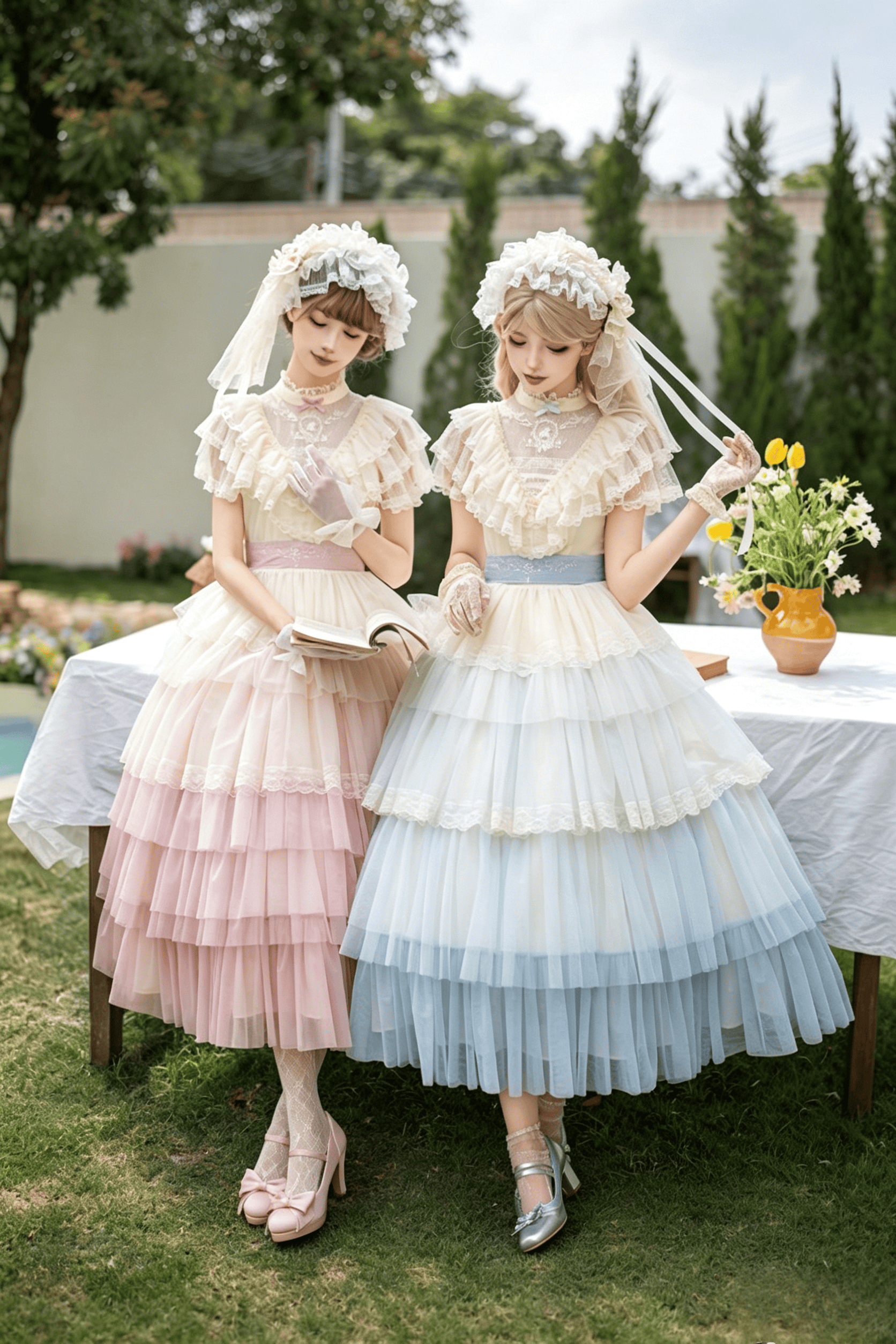 Solemn Vow Lolita OP Cake Dress