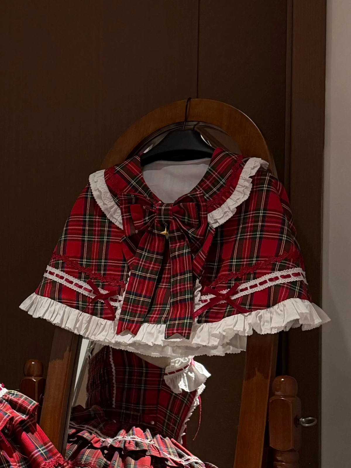 Labyrinth Doll Lolita Vintage Christmas Doll Style Cape & JSK Set