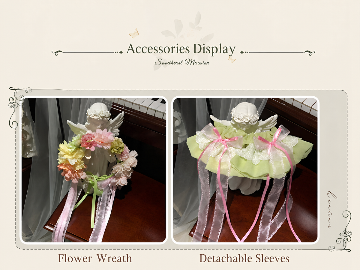 Blossom Summer Sweet Ballet Lolita Floral JSK Set