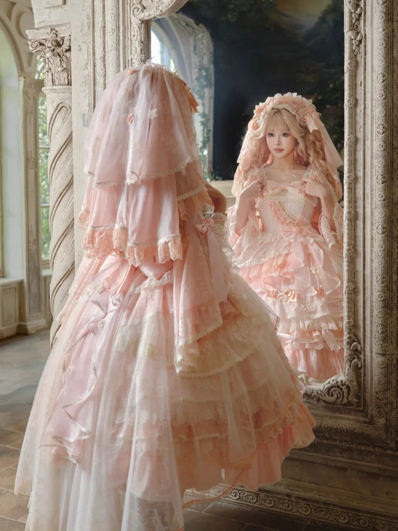 Cream Peach Princess x Barbie Collab Original Lolita Headband