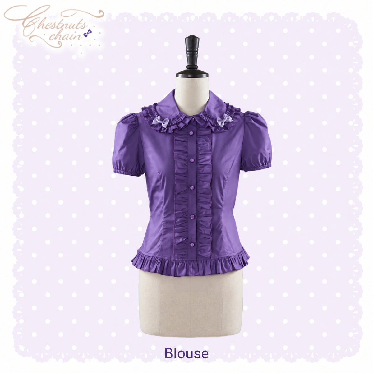 Li Bobo Vintage Polka‑dot Lolita JSK & Blouse Set