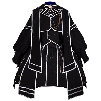 Lolita Cavalier Aesthetic Outfit Set LO1007