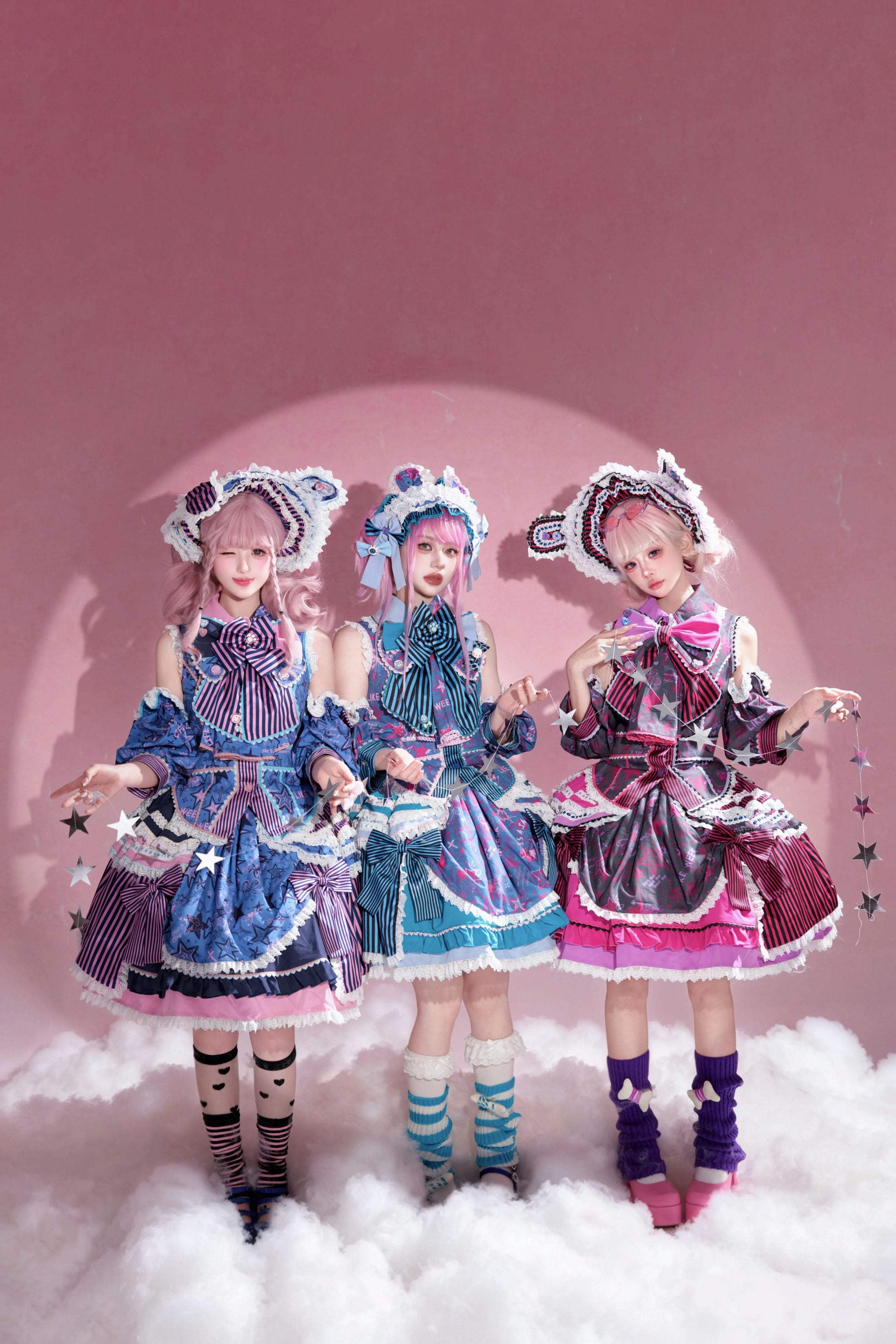 Cyber Sweet Graffiti Party Lolita JSK Full Set