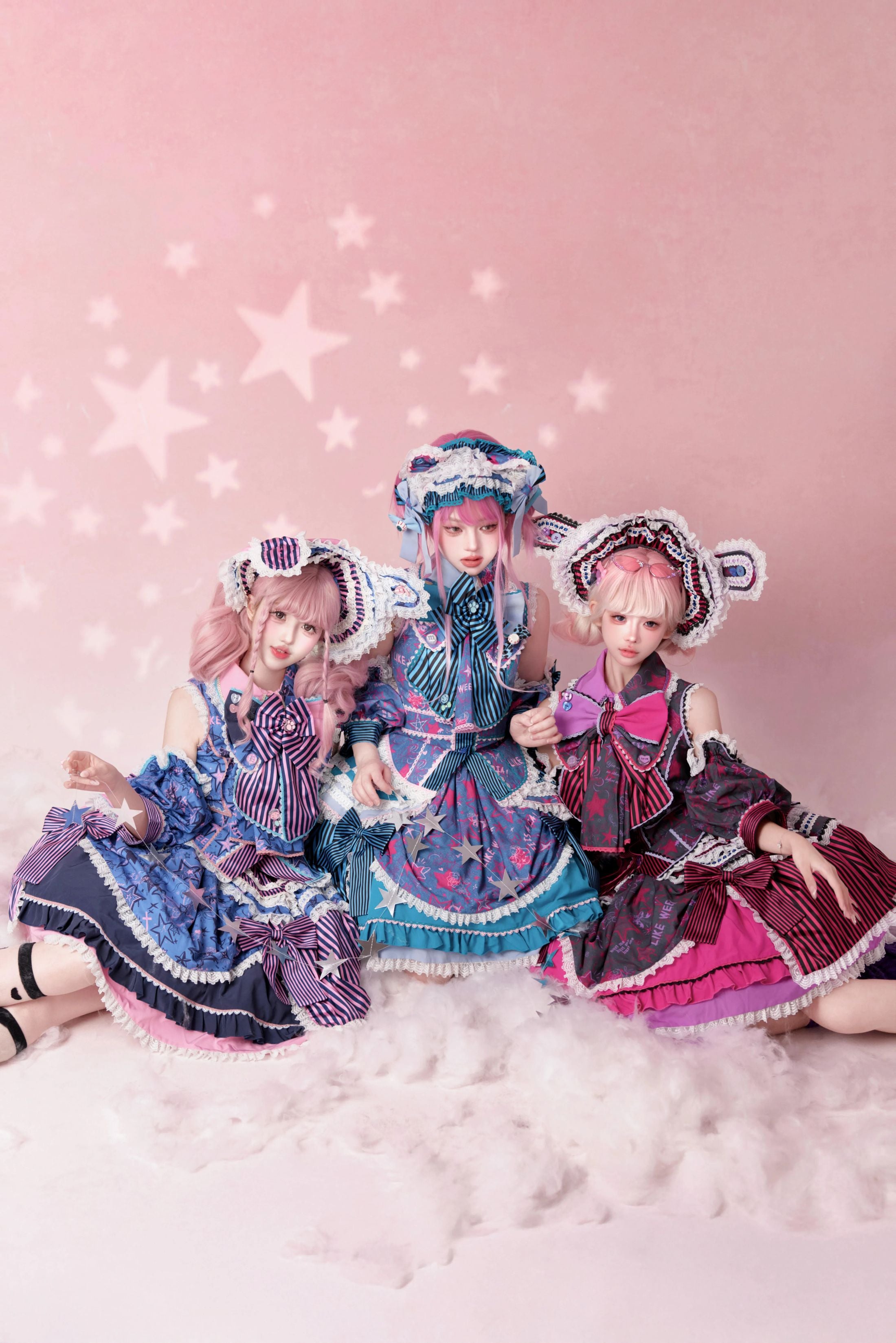 Cyber Sweet Graffiti Party Lolita JSK Full Set