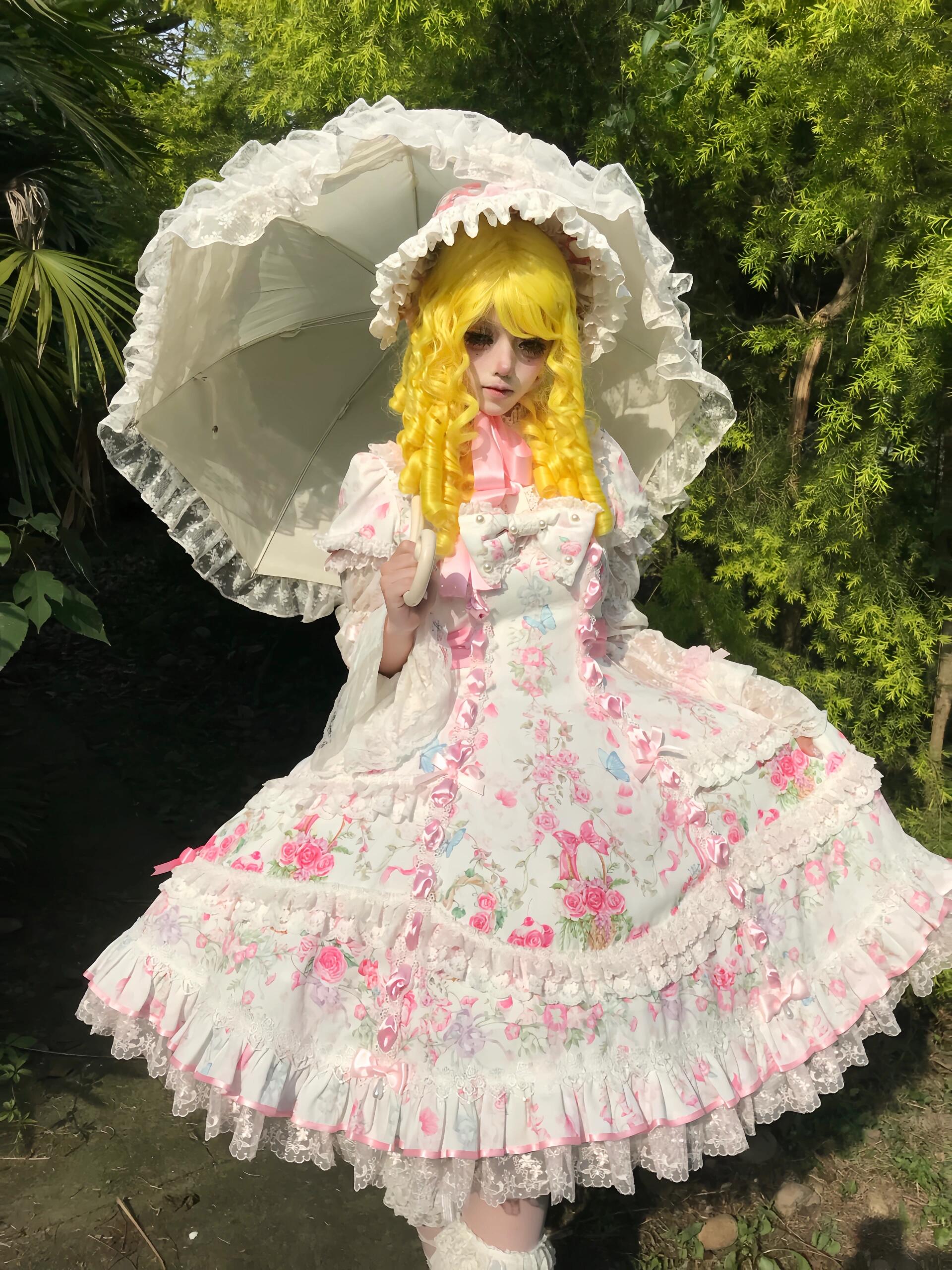 Flower Wall Eternal Vow Classic Sweet Lolita Dress