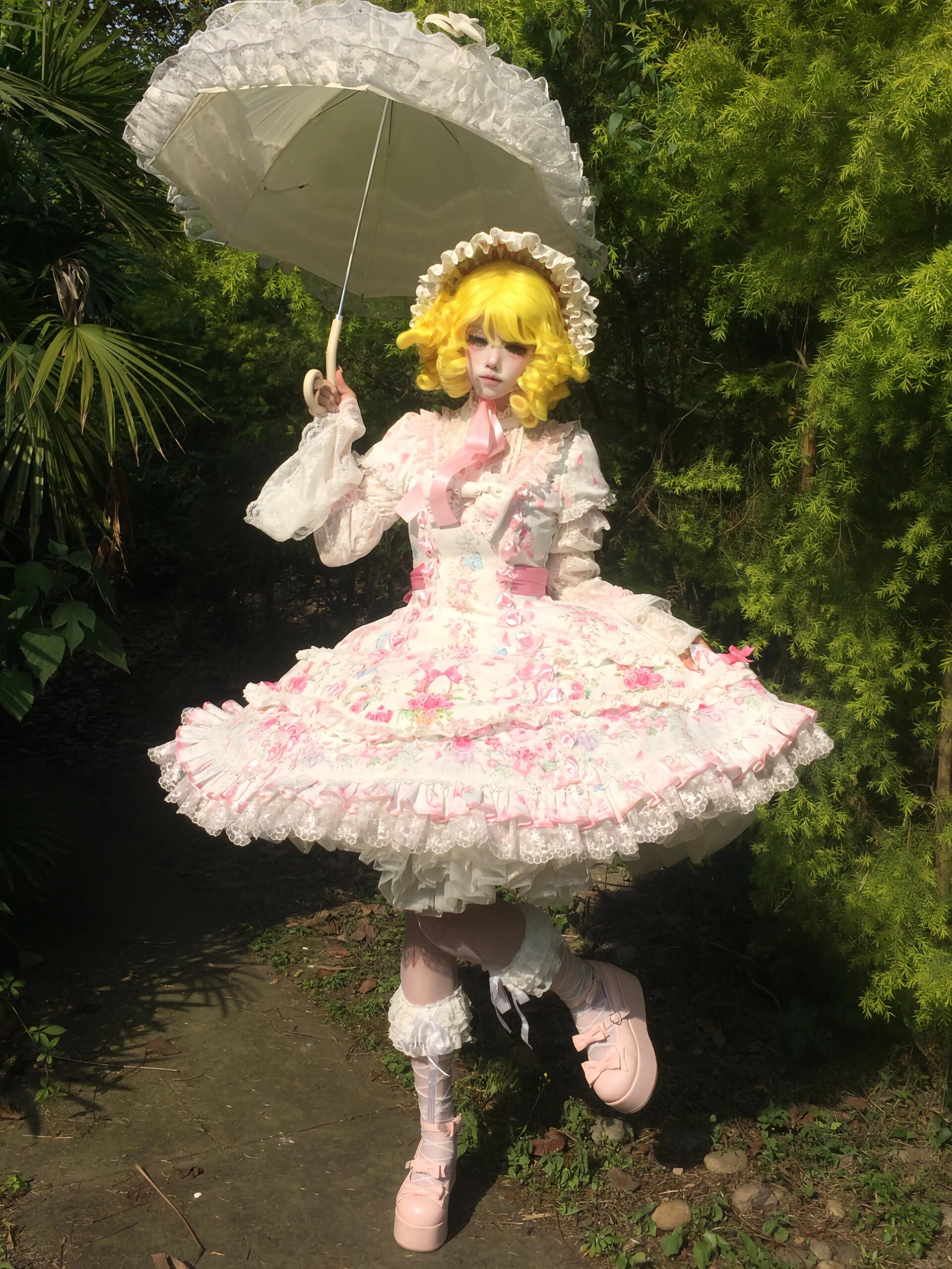 Flower Wall Eternal Vow Classic Sweet Lolita Dress