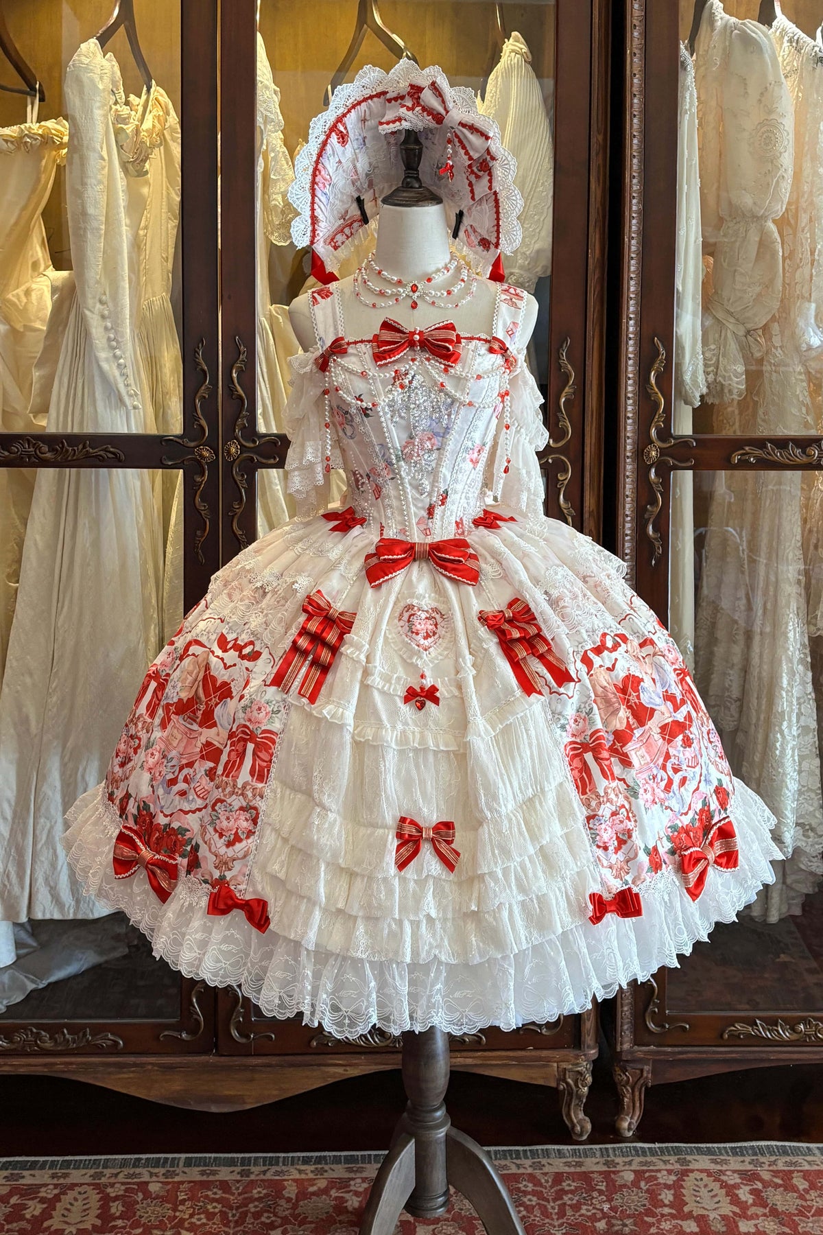 Heart of Venus Vintage Sweet Lace Lolita Princess Dress