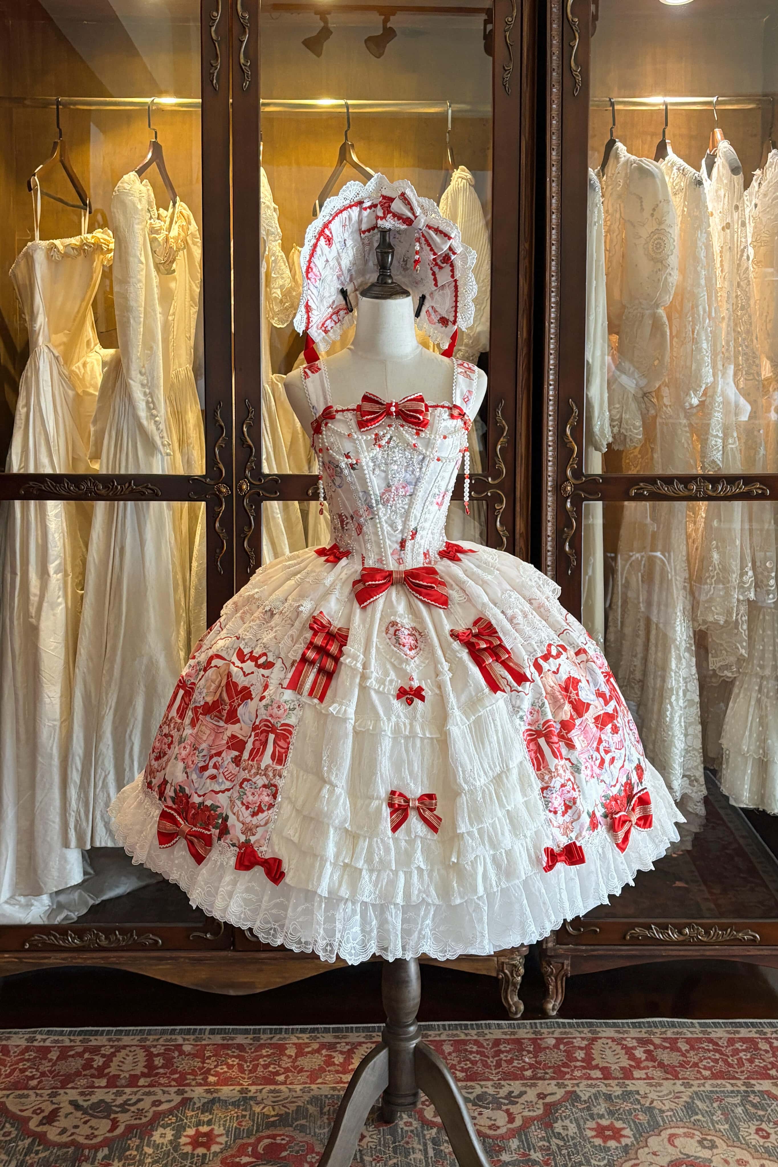 Heart of Venus Vintage Sweet Lace Lolita Princess Dress