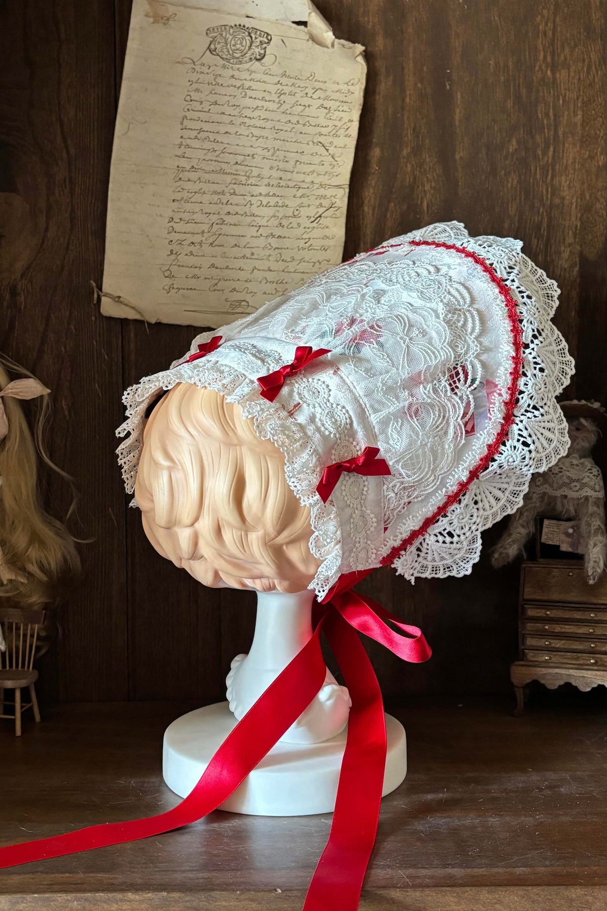Heart of Venus Vintage Sweet Lace Lolita Princess Dress Accessories