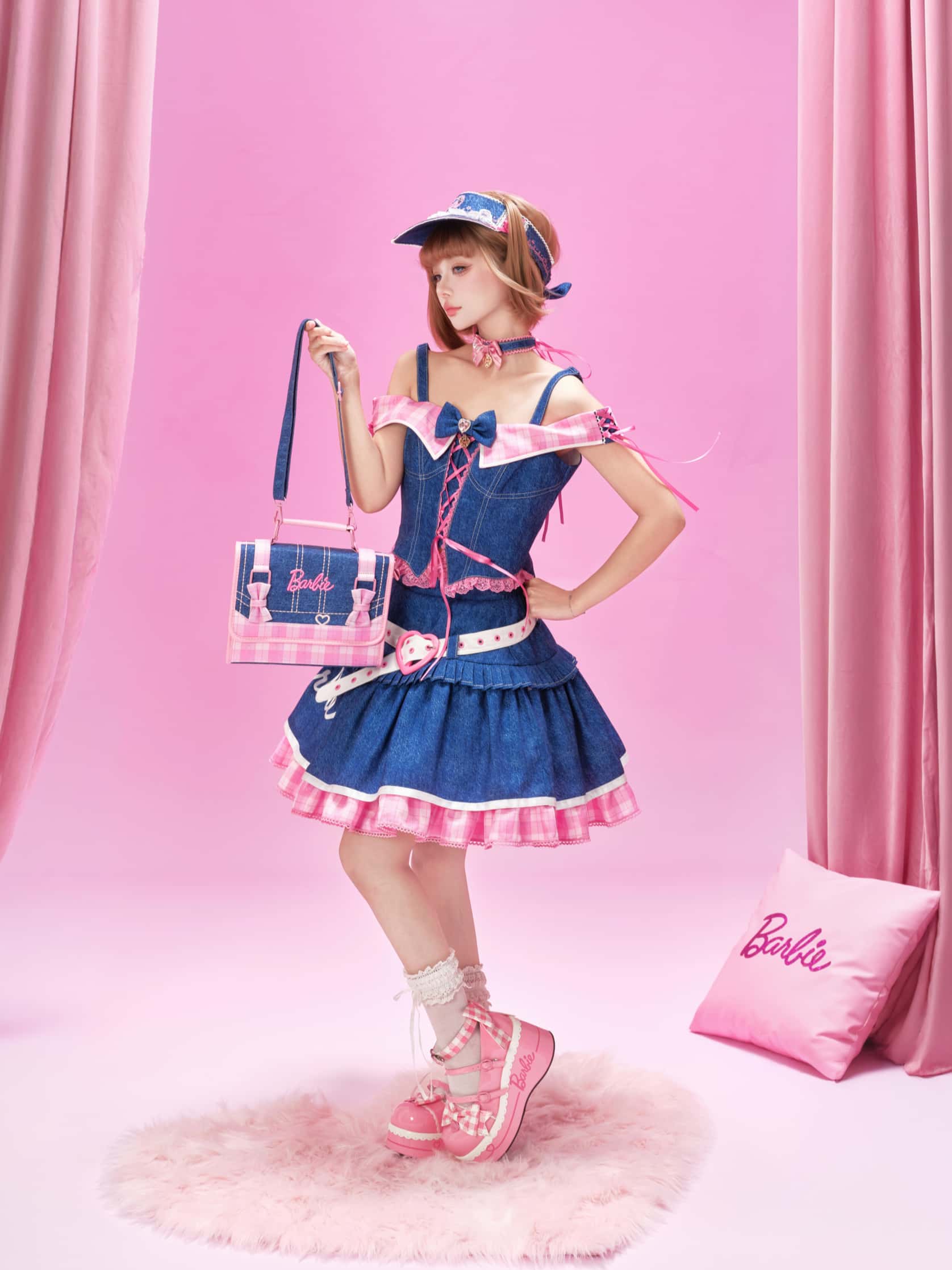 Dreamy Daydream x Barbie Collab Lolita Sweet Platform Shoes