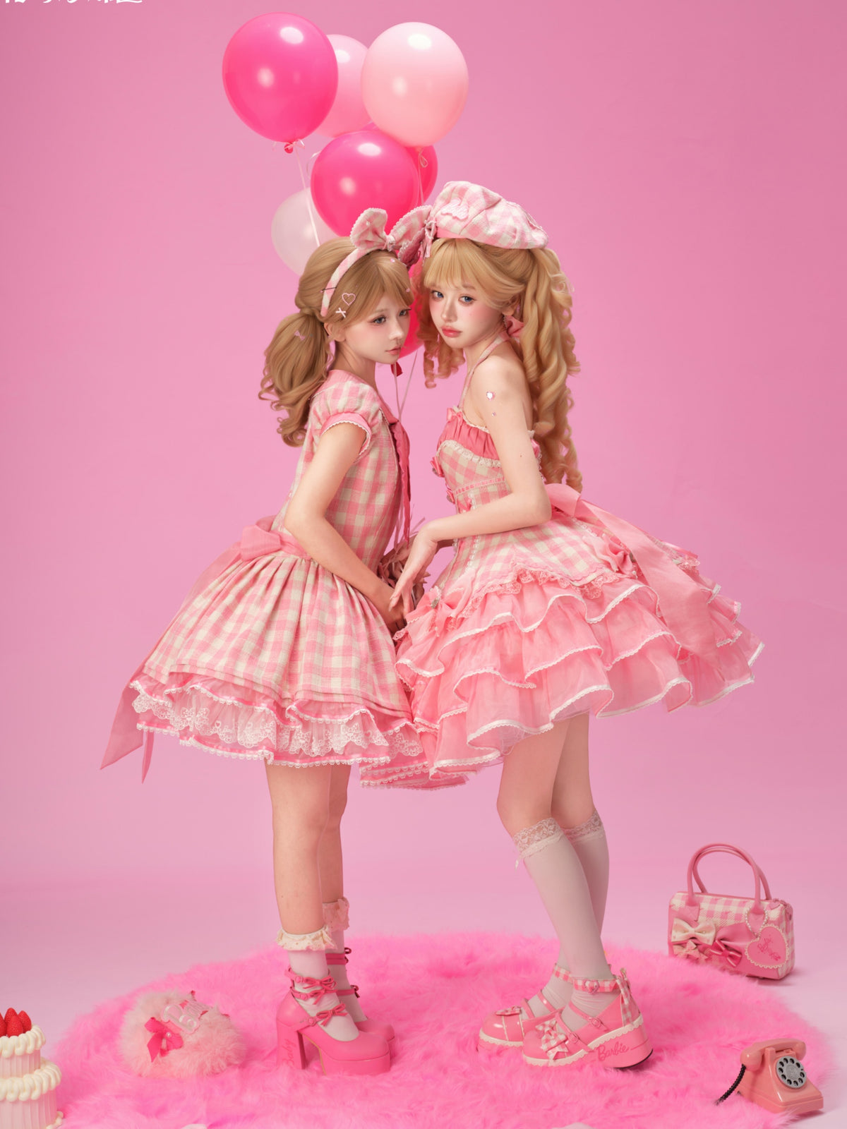 Dreamy Daydream x Barbie Collab Lolita Halter JSK Dress