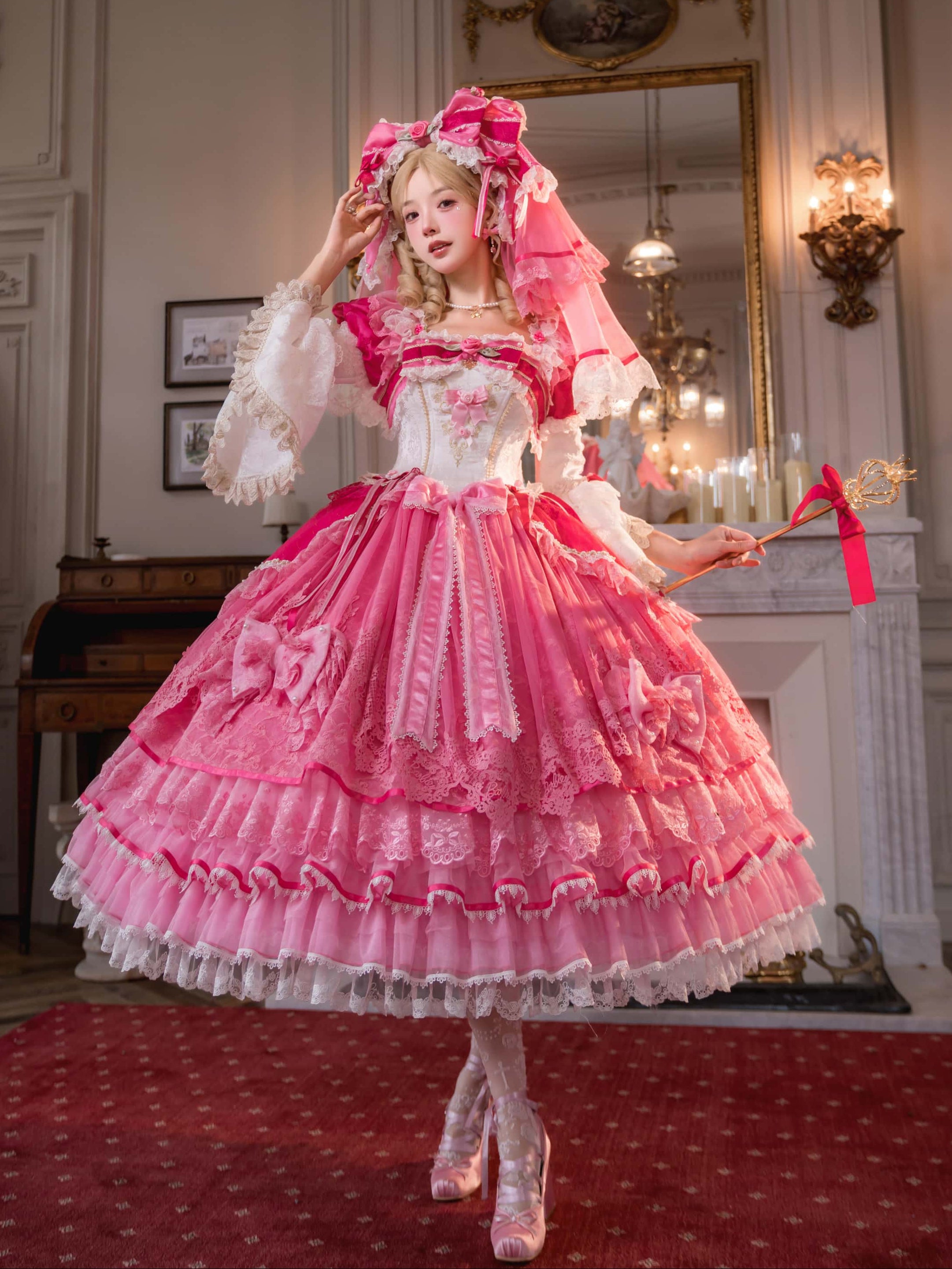 Jennifer x Barbie Collab Original Lolita Bridal OP Dress