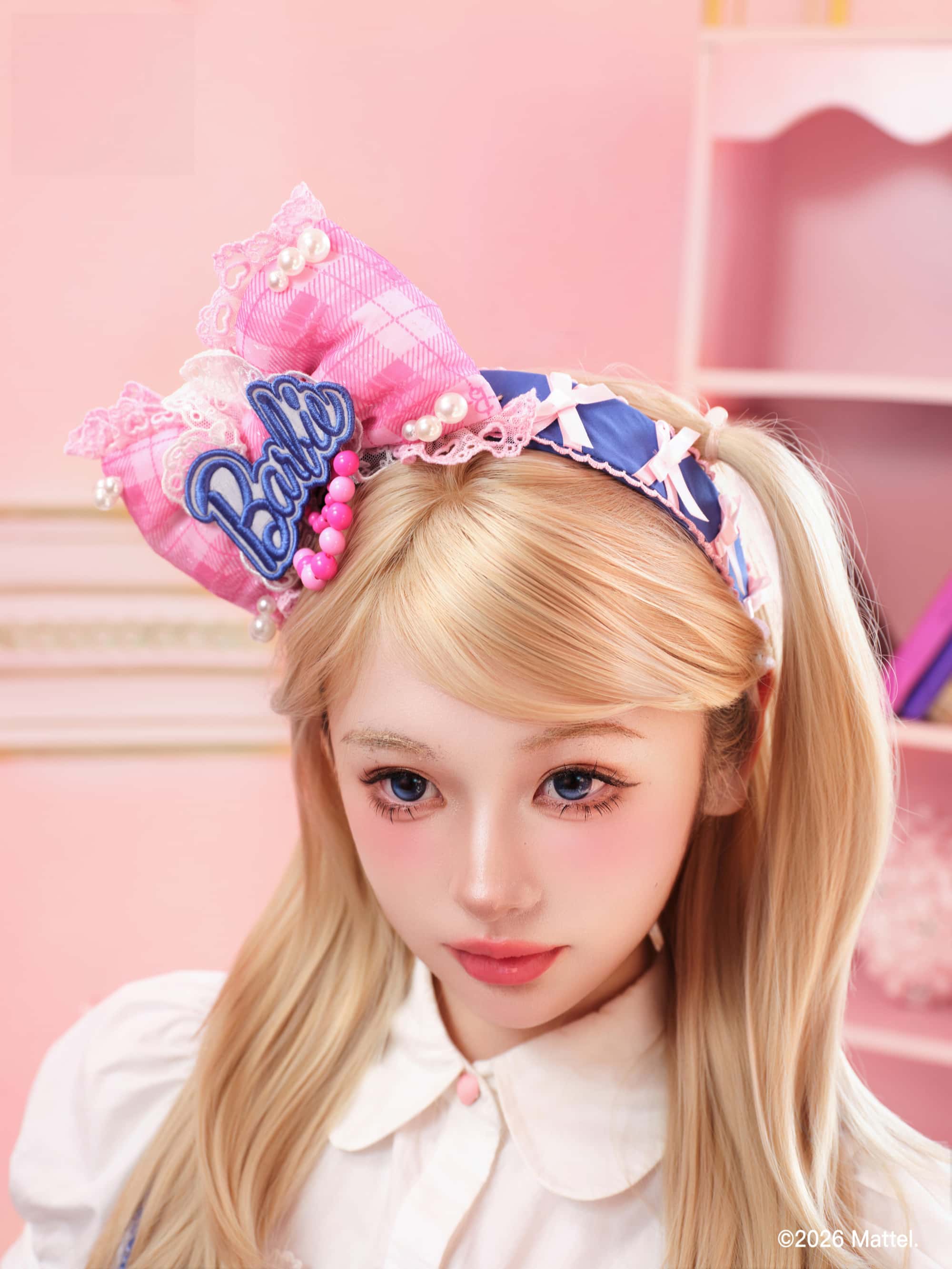 Princess Academy x Barbie Collab Matching Blouse & Headwears
