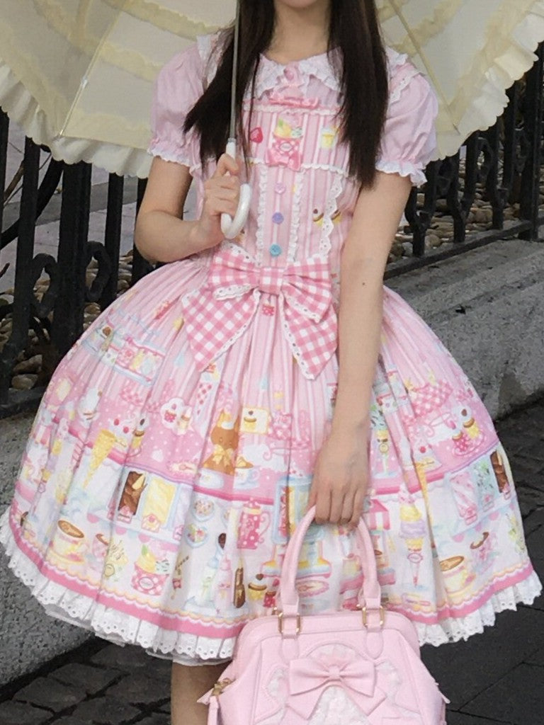 Summer Ice Cream Story Original Lolita Dress and Accessories