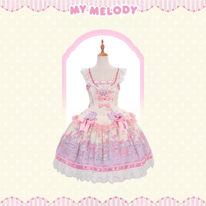 Sanrio Collaboration Series My Melody Park Printed JSK Dress