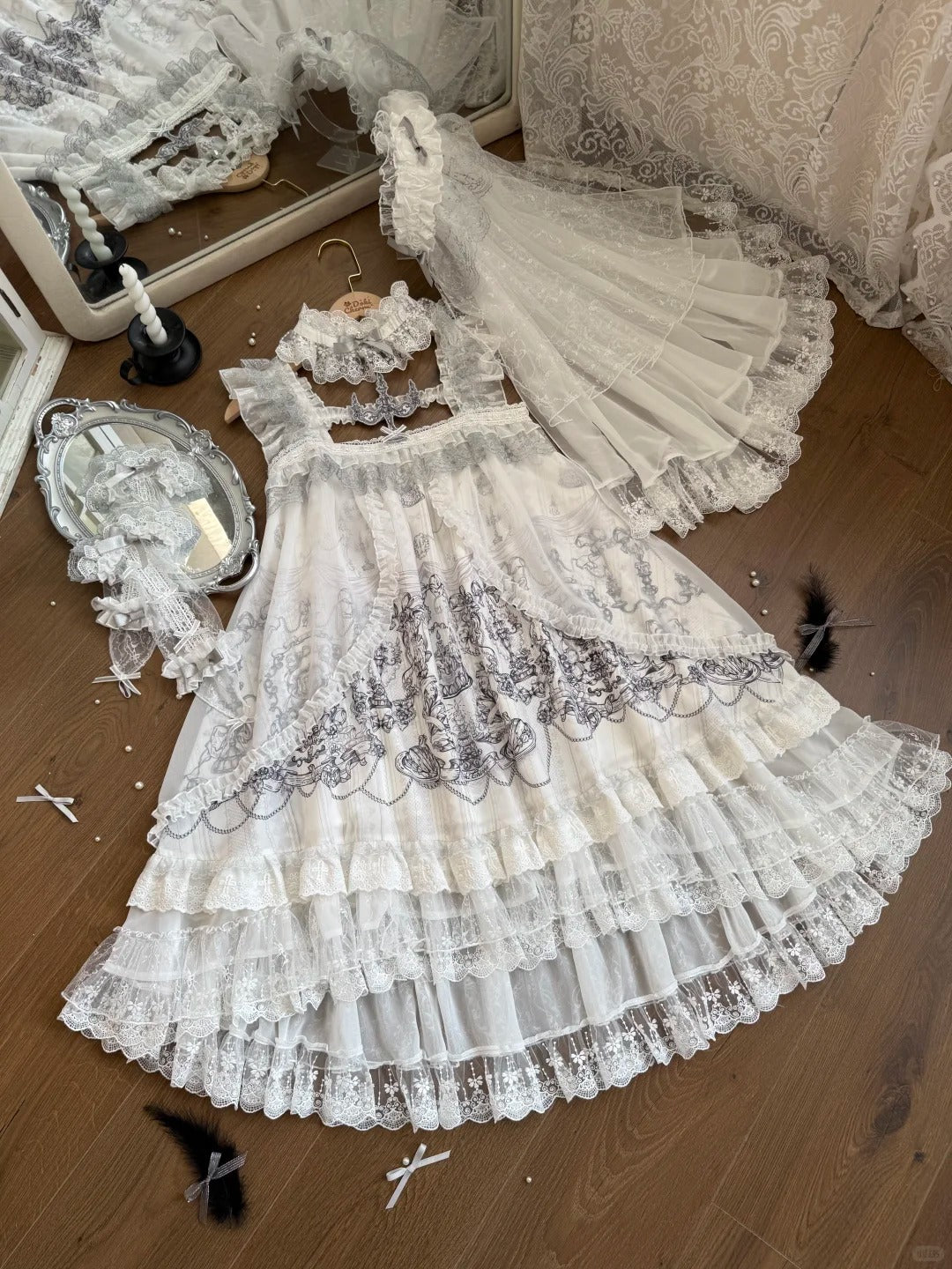 Wish Day Lolita Printed JSK Dress