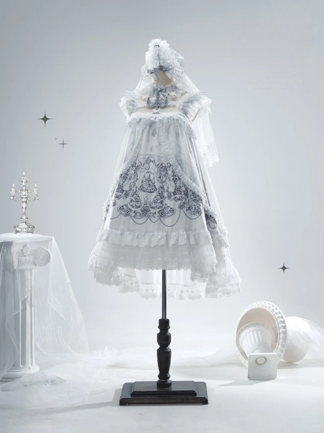 Wish Day Lolita Printed JSK Dress