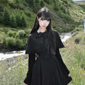 J-Fashion Ryōsangata Vintage Lace Cloak Dress LR2351
