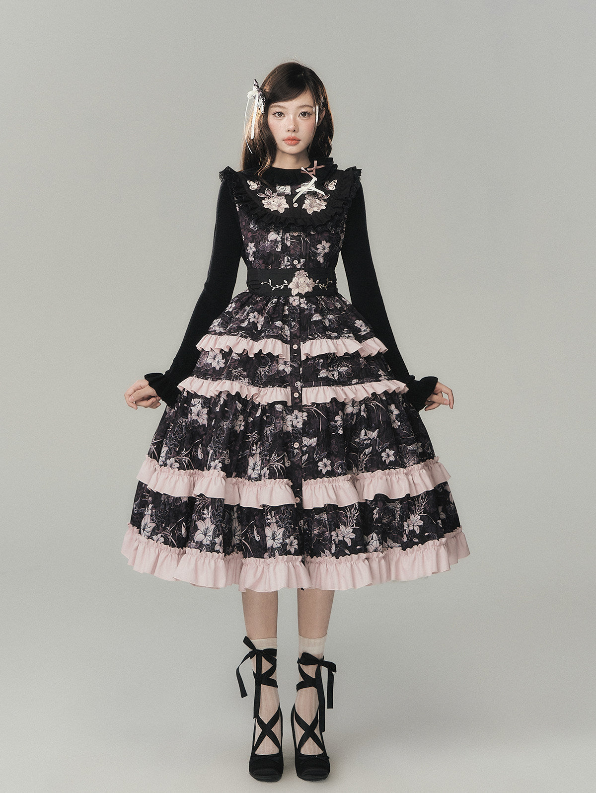 Star‑of‑Bethlehem Lily Japanese‑Style Classic Lolita JSK Dress