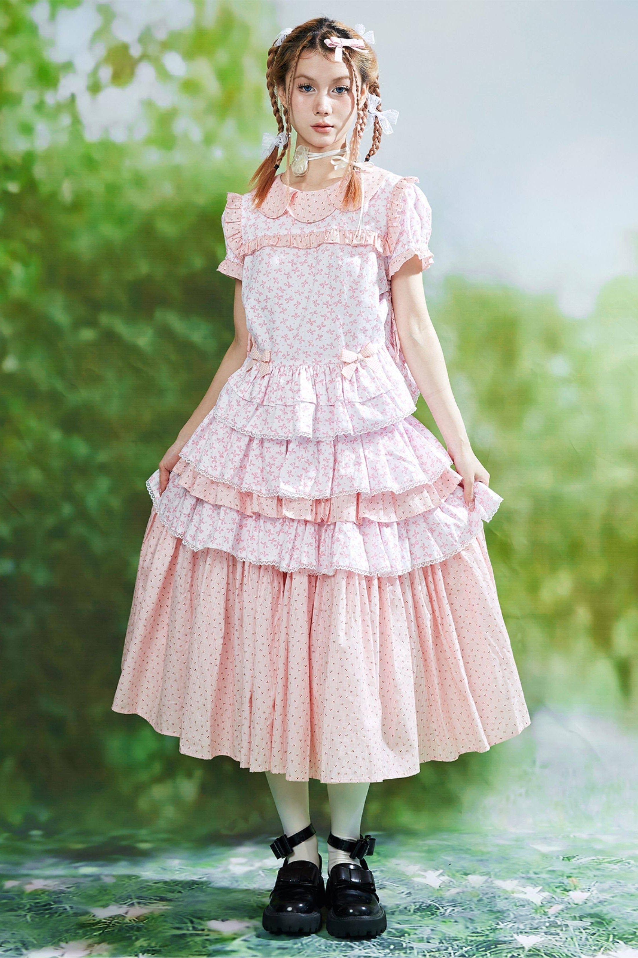 Old-School Hime Pink Dress Set