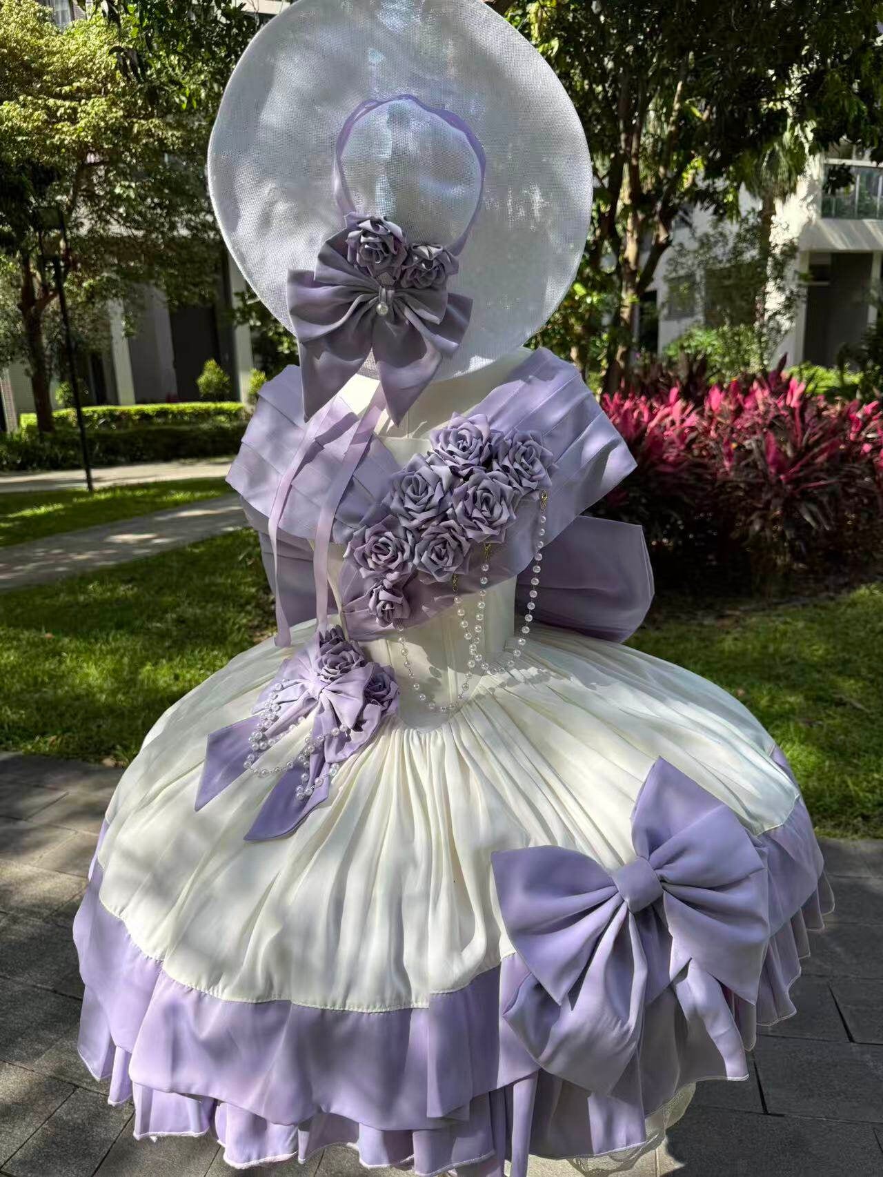 Treasure Chest Rose Lolita Purple Dress