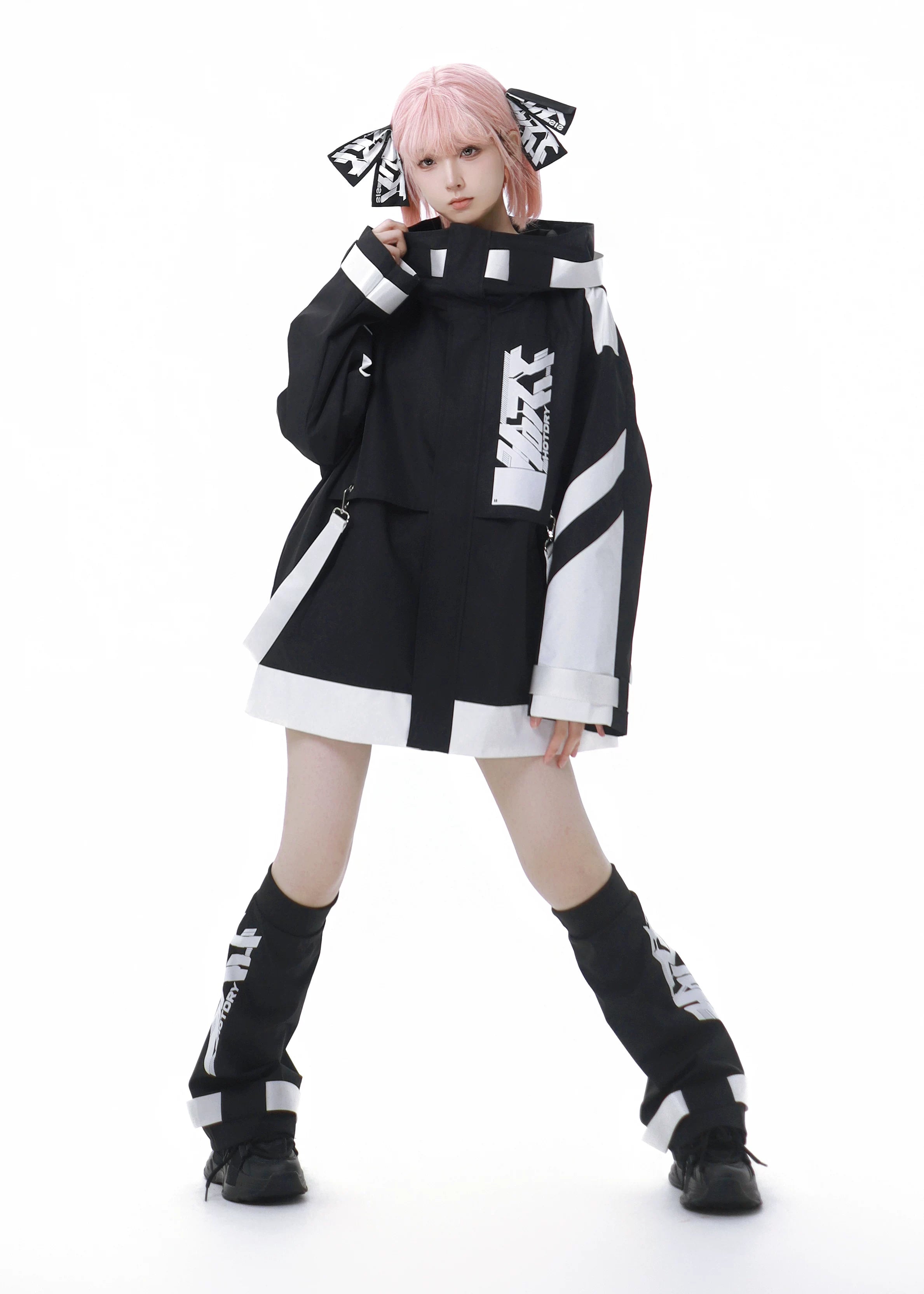Stardust Code Techwear Short-Sleeve Jacket and Shorts Set
