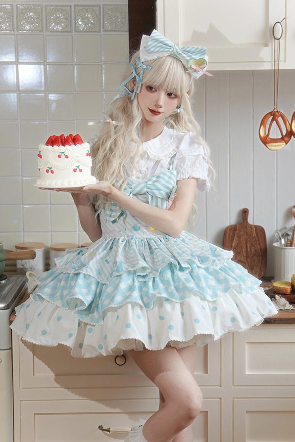 Hatsune Miku Co-branded Cake Tier Lolita JSK Dress