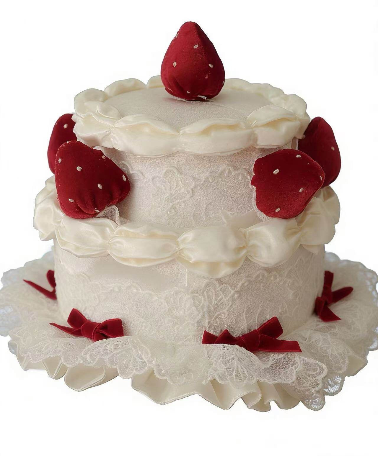 Strawberry Cream Cake Lolita OP Dress Set
